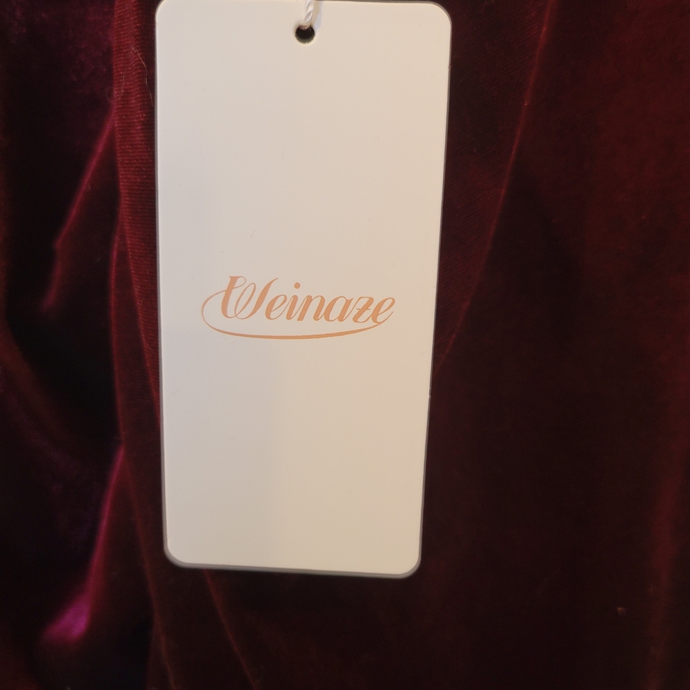 NWT Long Sleeve Burgundy Dress Size 8 - Picture 4 of 11